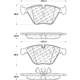 Purchase Top-Quality Front Premium Semi Metallic Pads by CENTRIC PARTS - 300.12600 pa9