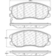 Purchase Top-Quality Front Premium Semi Metallic Pads by CENTRIC PARTS - 300.12640 pa5