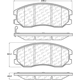 Purchase Top-Quality Front Premium Semi Metallic Pads by CENTRIC PARTS - 300.12640 pa8