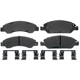 Purchase Top-Quality ACDELCO - 17D1367MHPVF1 - Semi-Metallic Rear Disc Brake Pads pa1