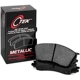 Purchase Top-Quality Front Semi Metallic Pads by CENTRIC PARTS - 102.03530 pa7