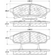 Purchase Top-Quality Front Semi Metallic Pads by CENTRIC PARTS - 102.03760 pa2