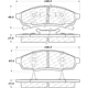 Purchase Top-Quality Front Semi Metallic Pads by CENTRIC PARTS - 102.03760 pa9