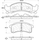 Purchase Top-Quality Front Semi Metallic Pads by CENTRIC PARTS - 102.06230 pa10