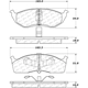 Purchase Top-Quality Front Semi Metallic Pads by CENTRIC PARTS - 102.06420 pa7