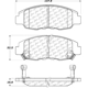 Purchase Top-Quality CENTRIC PARTS - 102.07640 - Front Semi Metallic Pads pa1