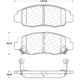 Purchase Top-Quality CENTRIC PARTS - 102.07640 - Front Semi Metallic Pads pa7