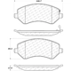 Purchase Top-Quality CENTRIC PARTS - 102.08560 - Front Disc Brake Pad Set pa11