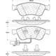 Purchase Top-Quality Front Semi Metallic Pads by CENTRIC PARTS - 102.10240 pa4