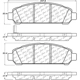 Purchase Top-Quality Front Semi Metallic Pads by CENTRIC PARTS - 102.14010 pa8