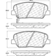 Purchase Top-Quality Front Semi Metallic Pads by CENTRIC PARTS - 102.14130 pa5