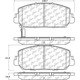 Purchase Top-Quality Front Semi Metallic Pads by CENTRIC PARTS - 102.16970 pa6