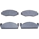 Purchase Top-Quality Front Semi Metallic Pads by DYNAMIC FRICTION COMPANY - 1551-0091-00 pa8