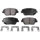 Purchase Top-Quality TRANSIT WAREHOUSE - PPF-D1444 - Front Semi Metallic Pads pa5