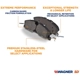 Purchase Top-Quality WAGNER - SX360 - SevereDuty Disc Brake Pad Set pa3