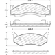 Purchase Top-Quality Front Severe Duty Semi Metallic Premium Pad by CENTRIC PARTS - 106.01230 pa1