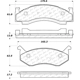 Purchase Top-Quality Front Super Premium Ceramic Pads by CENTRIC PARTS - 105.01230 pa8