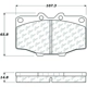 Purchase Top-Quality Front Super Premium Ceramic Pads by CENTRIC PARTS - 105.01370 pa6