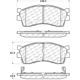 Purchase Top-Quality Front Super Premium Ceramic Pads by CENTRIC PARTS - 105.08890 pa1