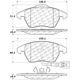 Purchase Top-Quality Front Super Premium Ceramic Pads by CENTRIC PARTS - 105.11070 pa6