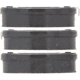 Purchase Top-Quality Front Super Premium Ceramic Pads by CENTRIC PARTS - 105.11850 pa5