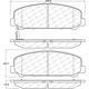 Purchase Top-Quality Front Super Premium Ceramic Pads by CENTRIC PARTS - 105.12860 pa8