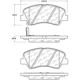 Purchase Top-Quality CENTRIC PARTS - 105.15930 - Front Super Premium Ceramic Pads pa10