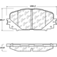 Purchase Top-Quality Front Super Premium Ceramic Pads by CENTRIC PARTS - 105.16280 pa2