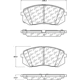 Purchase Top-Quality Front Super Premium Ceramic Pads by CENTRIC PARTS - 105.18260 pa3