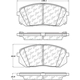 Purchase Top-Quality CENTRIC PARTS - 105.18550 - Front Disc Brake Pad Set pa4