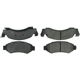 Purchase Top-Quality Front Super Premium Semi Metallic Pads by CENTRIC PARTS - 104.00501 pa1