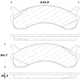 Purchase Top-Quality Front Super Premium Semi Metallic Pads by CENTRIC PARTS - 104.07860 pa13