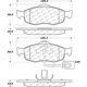 Purchase Top-Quality Front Super Premium Semi Metallic Pads by CENTRIC PARTS - 104.08010 pa2