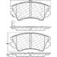 Purchase Top-Quality Front Super Premium Semi Metallic Pads by CENTRIC PARTS - 104.14040 pa2