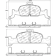 Purchase Top-Quality Front Super Premium Semi Metallic Pads by CENTRIC PARTS - 104.18970 pa3