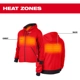 Purchase Top-Quality MILWAUKEE - 306R-202X - Heated Hoodie pa5