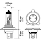 Purchase Top-Quality High Beam Headlight by HELLA - 9003-2.0TB pa6