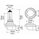 Purchase Top-Quality High Beam Headlight by HELLA - H11YL pa1