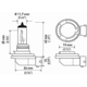 Purchase Top-Quality High Beam Headlight by HELLA - H11YL pa3