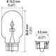 Purchase Top-Quality High Mount Brake Light (Pack of 10) by HELLA - 194 pa46