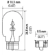 Purchase Top-Quality High Mount Brake Light (Pack of 10) by HELLA - 194 pa48