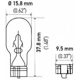 Purchase Top-Quality High Mount Brake Light (Pack of 10) by HELLA - 921 pa1