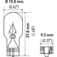 Purchase Top-Quality High Mount Brake Light (Pack of 10) by HELLA - 921 pa4