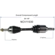 Purchase Top-Quality GSP NORTH AMERICA - NCV11030 - CV Axle Assembly - Front  left pa6