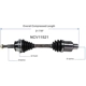 Purchase Top-Quality GSP NORTH AMERICA - NCV11521 - CV Axle Assembly - Front Left pa2