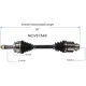 Purchase Top-Quality GSP NORTH AMERICA - NCV51540 - CV Axle Assembly - Front Left pa1