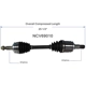 Purchase Top-Quality GSP NORTH AMERICA - NCV69010 - CV Axle Assembly pa5