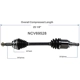 Purchase Top-Quality GSP NORTH AMERICA - NCV69528 - CV Axle Assembly - Front Left pa2