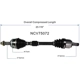 Purchase Top-Quality GSP NORTH AMERICA - NCV75072 - CV Axle Assembly - Front Left pa6