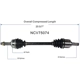 Purchase Top-Quality GSP NORTH AMERICA - NCV75074 - CV Axle Assembly - Front Left pa2